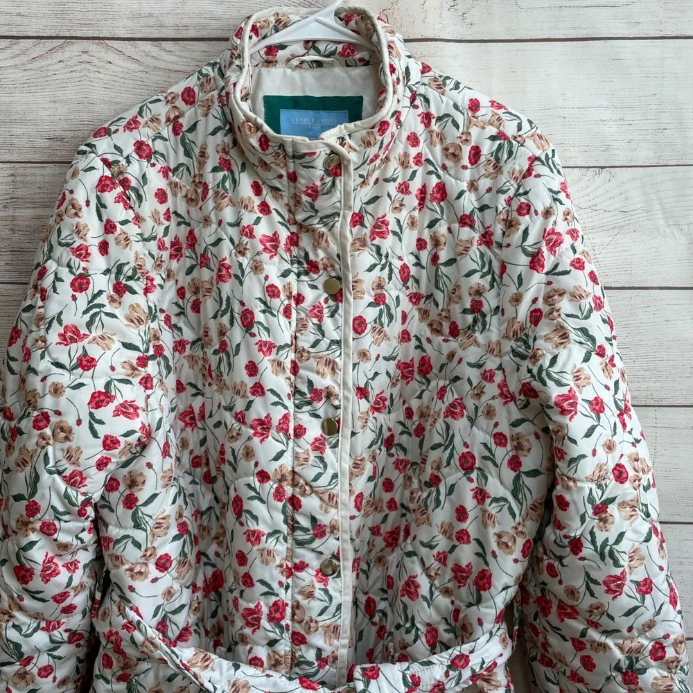 DRAPER‎ JAMES FLORAL QUILTED JACKET